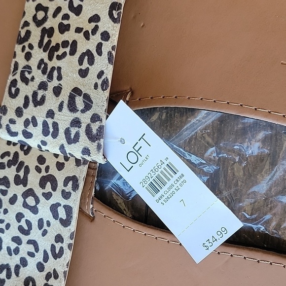 Loft Leopard Print Slide Sandals - Picture 6 of 6